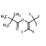 CAS 登录号：885275-40-1， 1,1,3,3,3-五氟-1-丙烯-2-基特戊酸酯