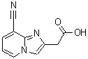 CAS 登录号：885275-53-6， (8-氰基咪唑并[1,2-a]吡啶-2-基)乙酸