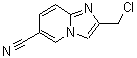 CAS#: 885275-72-9, 2-(Chloromethyl)imidazo[1,2-a]pyridine-6-carbonitrile