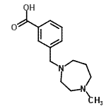 CAS 登录号：885277-07-6， 3-[(4-甲基-1,4-二氮杂环庚-1-基)甲基]苯甲酸