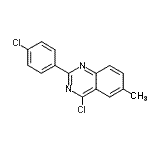 CAS#: 885277-69-0, 4-Chloro-2-(4-chlorophenyl)-6-methylquinazoline