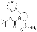 CAS 登录号：885277-73-6， 2-硫代氨基甲酰-5-苯基-1-吡咯烷羧酸叔丁酯