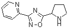 CAS 登录号：885277-84-9， 2-[5-(2-吡咯烷基)-1,2,4-恶二唑-3-基]吡啶