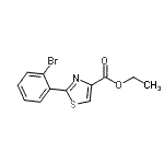 CAS#: 885278-78-4, Ethyl 2-(2-bromophenyl)-1,3-thiazole-4-carboxylate
