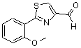 CAS 登录号：885279-11-8， 2-(2-甲氧基苯基)-1,3-噻唑-4-甲醛