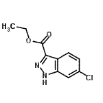 CAS 登录号：885279-23-2， 乙基6-氯-1H-吲唑-3-羧酸酯