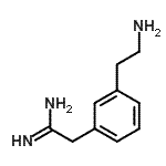 CAS 登录号：885279-38-9， 2-[3-(2-氨基乙基)苯基]乙脒