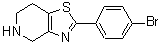 CAS 登录号：885279-57-2， 2-(4-溴苯基)-4,5,6,7-四氢噻唑并[4,5-c]吡啶