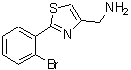 CAS 登录号：885280-21-7， 1-[2-(2-溴苯基)-1,3-噻唑-4-基]甲胺