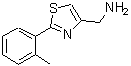 CAS 登录号：885280-68-2， 1-[2-(2-甲基苯基)-1,3-噻唑-4-基]甲胺