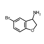 CAS#: 885280-79-5, 5-Bromo-2,3-dihydro-1-benzofuran-3-amine