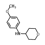 CAS 登录号：885281-03-8， N-(4-甲氧基苯基)四氢-2H-吡喃-4-胺