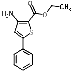 CAS#: 88534-50-3, Ethyl 3-amino-5-phenyl-2-thiophenecarboxylate