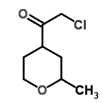 CAS 登录号：88572-23-0， 2-氯-1-(2-甲基四氢-2H-吡喃-4-基)乙酮