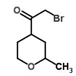 CAS#: 88572-24-1, 2-Bromo-1-(2-methyltetrahydro-2H-pyran-4-yl)ethanone