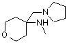 CAS 登录号：885951-12-2， N-甲基-4-(1-吡咯烷基甲基)四氢-2H-吡喃-4-胺