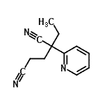 CAS#: 88613-80-3, 2-Ethyl-2-(2-pyridinyl)pentanedinitrile