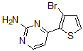 CAS 登录号：886360-54-9， 4-(3-溴-2-噻吩基)-2-嘧啶胺