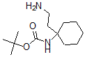 CAS 登录号：886362-50-1， [1-(2-氨基乙基)环己基]-氨基甲酸叔丁酯