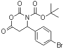 CAS 登录号：886362-54-5， 4-(4-溴苯基)-2,6-二氧代-1,3-恶嗪烷-3-羧酸叔丁酯