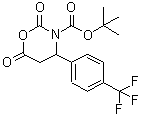 CAS#: 886362-59-0, 2-Methyl-2-propanyl 2,6-dioxo-4-[4-(trifluoromethyl)phenyl]-1,3-oxazinane-3-carboxylate