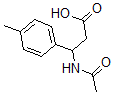 CAS 登录号：886363-72-0， beta-(乙酰氨基)-4-甲基-苯丙酸