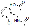 CAS 登录号：886363-75-3， beta-(乙酰氨基)-2-氯-苯丙酸