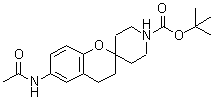 CAS 登录号：886363-78-6， 6-乙酰氨基-3,4-二氢-1'H-螺[苯并吡喃-2,4'-哌啶]-1'-羧酸叔丁酯