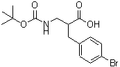 CAS 登录号：886364-20-1， 2-(4-溴苄基)-3-({[(2-甲基-2-丙基)氧基]羰基}氨基)丙酸