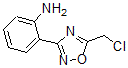 CAS 登录号：886365-74-8， 2-[5-(氯甲基)-1,2,4-恶二唑-3-基]-苯胺