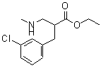 CAS 登录号：886366-08-1， 2-(3-氯苄基)-3-(甲基氨基)丙酸乙酯