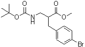 CAS 登录号：886366-46-7， 2-(4-溴苄基)-3-({[(2-甲基-2-丙基)氧基]羰基}氨基)丙酸甲酯