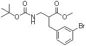 CAS 登录号：886366-58-1， 2-(3-溴苄基)-3-({[(2-甲基-2-丙基)氧基]羰基}氨基)丙酸甲酯