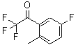 CAS 登录号：886369-93-3， 2,2,2-三氟-1-(5-氟-2-甲基-苯基)乙酮