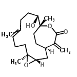 CAS#: 88643-48-5, (1R,3S,5S,12R,13R)-12-Hydroxy-5,9,13-trimethyl-16-methylene-4,14-dioxatricyclo[11.3.2.0<sup>3,5</sup>]octadec-8-en-15-one