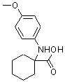 CAS#: 886496-96-4, 1-[(4-Methoxyphenyl)amino]cyclohexanecarboxylic acid
