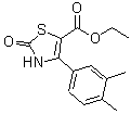 CAS 登录号：886497-90-1， 4-(3,4-二甲基苯基)-2-氧代-2,3-二氢-1,3-噻唑-5-羧酸乙酯