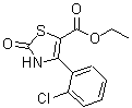 CAS 登录号：886498-14-2， 4-(2-氯苯基)-2-氧代-2,3-二氢-1,3-噻唑-5-羧酸乙酯