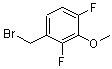 CAS 登录号：886499-17-8， 1-(溴甲基)-2,4-二氟-3-甲氧基苯