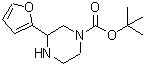 CAS 登录号：886771-26-2， 3-(2-呋喃基)-1-哌嗪羧酸叔丁酯