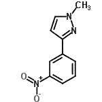 CAS#: 886851-64-5, 1-Methyl-3-(3-nitrophenyl)-1H-pyrazole
