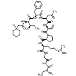 CAS#: 88686-52-6, N-[(1-Sulfanylcyclohexyl)acetyl]-D-isoleucyl-L-phenylalanyl-L-asparaginyl-3-thioxo-L-alanyl-L-prolyl-N<sup>5</sup>-(diaminomethylene)-L-ornithyl-N-(2-aminobutanoyl)glycinamide