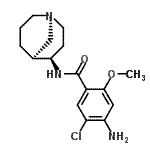 CAS 登录号：88721-77-1， 4-氨基-N-[(1S,4R,5S)-1-氮杂双环[3.3.1]壬烷-4-基]-5-氯-2-甲氧基-苯甲酰胺
