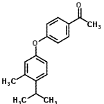 CAS 登录号：887575-43-1， 1-[4-(4-异丙基-3-甲基苯氧基)苯基]乙酮