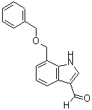 CAS 登录号：887576-00-3， 7-[(苄氧基)甲基]-1H-吲哚-3-甲醛