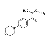 CAS 登录号：887576-33-2， N-甲氧基-N-甲基-4-(4-吗啉基)苯甲酰胺