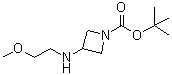 CAS 登录号：887581-27-3， 3-[(2-甲氧基乙基)氨基]-1-吖丁啶羧酸叔丁酯