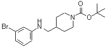 CAS 登录号：887581-59-1， 4-{[(3-溴苯基)氨基]甲基}-1-哌啶羧酸叔丁酯