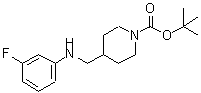 CAS 登录号：887582-27-6， 4-{[(3-氟苯基)氨基]甲基}-1-哌啶羧酸叔丁酯