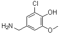 CAS 登录号：887582-40-3， 4-(氨基甲基)-2-氯-6-甲氧基-苯酚